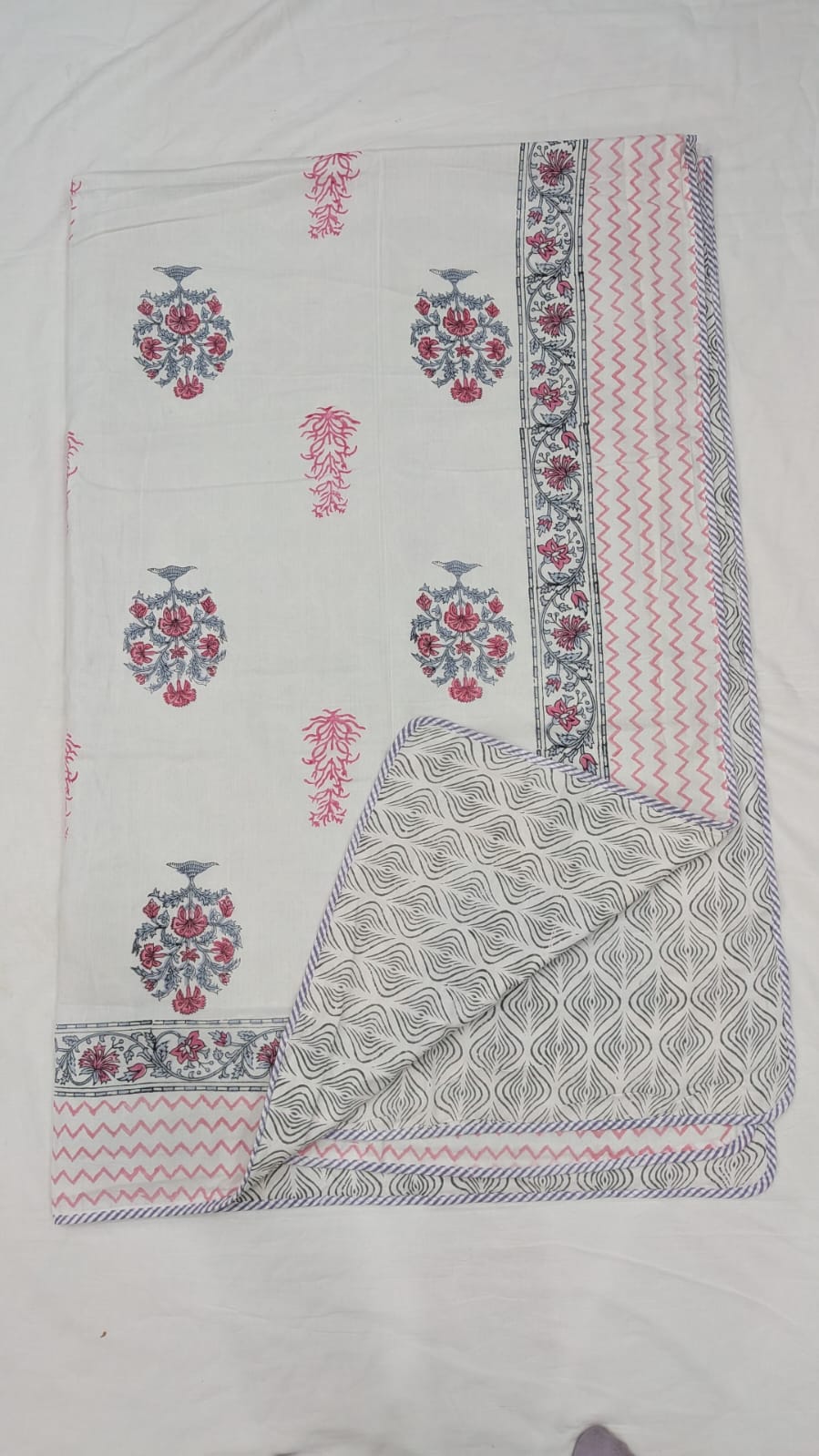 Hand Block Printed Cotton Dohar